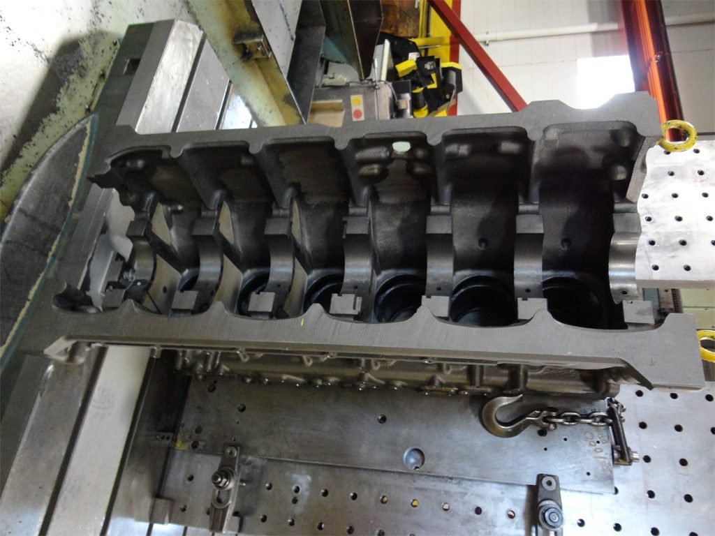 engine block machining