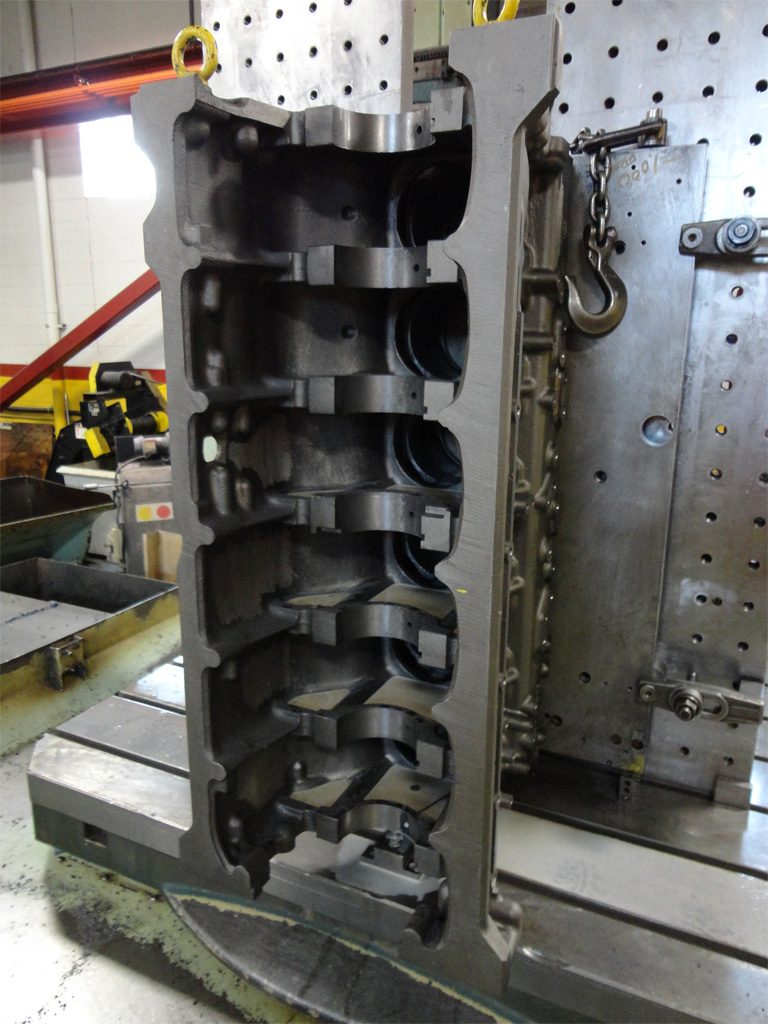 engine block machining